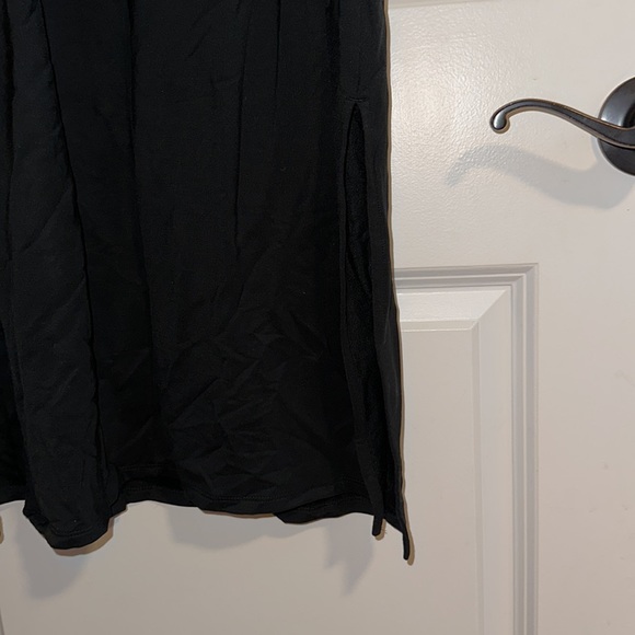 Garnet Hill Midi Black Dress NWT - Picture 3 of 9